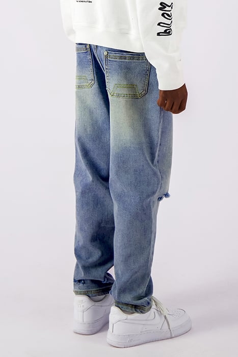 STRAIGHT FIT DENIM BLUE 4