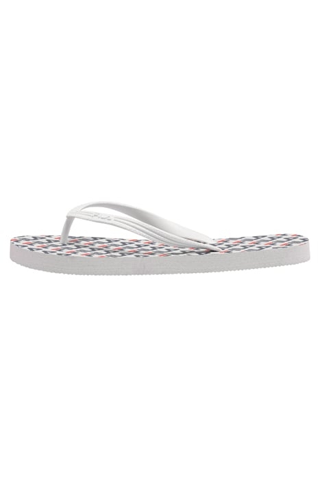 TROY LOGO SLIPPER WMN WHITE 1