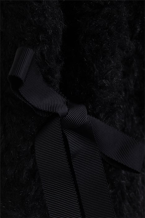 ROWAN FAUX FUR VEST BLACK 3