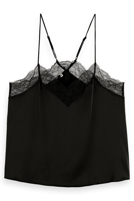 CAMISOLE WITH LACE DETAIL VINYL 4