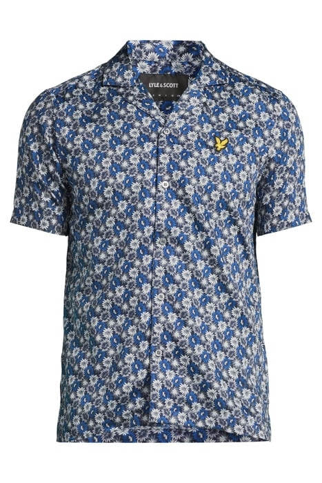 FLORAL PRINT RESORT SHIRT DARK NAVY 3