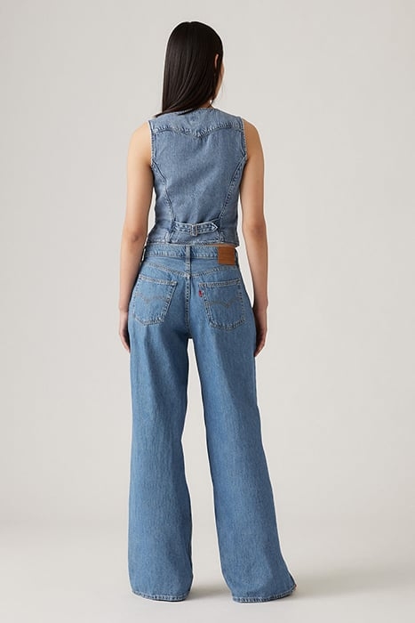BAGGY FLARED JEANS BLUE 2