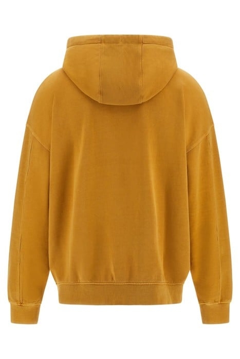 RIB INSERT HOODIE SWEATSHIRT GOLD FLAKE 5