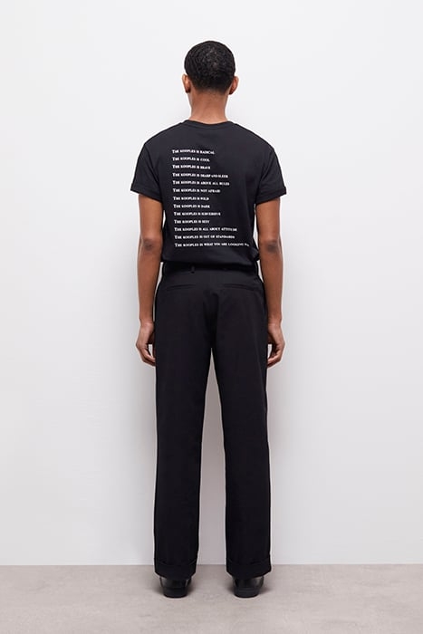 PANTALON SEUL A PINCES ET REVERS BLACK 2