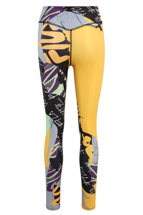 ALLOVER PRINT LEGGINGS YELLOW / BLACK / GREY 5