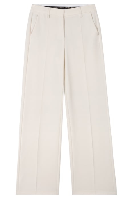 WIDELEG CRÊPE PANTS CREAM 3
