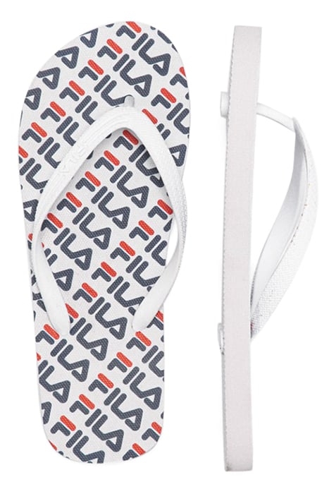 TROY LOGO SLIPPER WMN WHITE 5