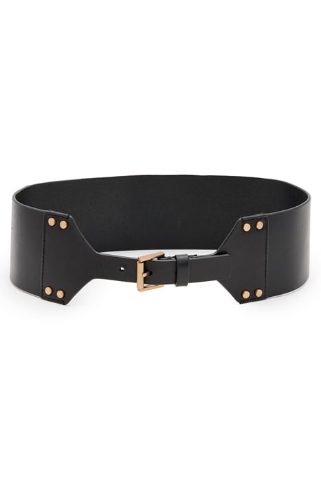 EDEN WAIST BELT BLACK/WARM BRASS 3