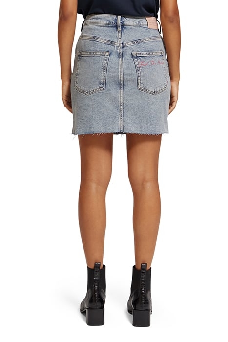 DENIM MINI SKIRT WITH PREMIUM WASH DANCE IT OUT 2