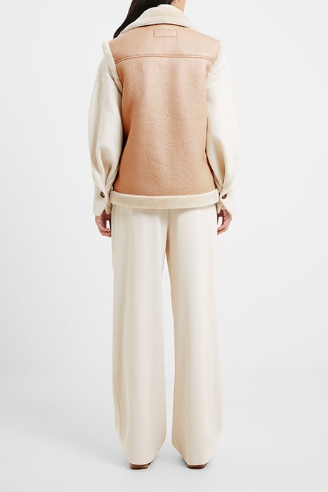 BELEN FAUX FUR GILET BROWN 2