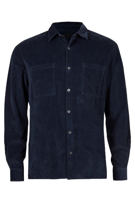 COLE REGULAR FIT L/S SHIRT AGED BLUE 2