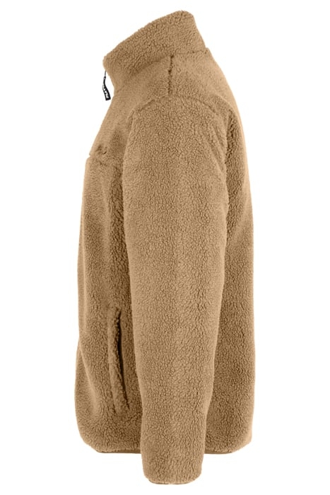 BRAUNLAGE SHERPA FLEECE JACKET ICED COFFEE 6