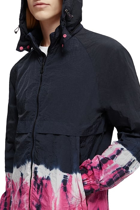 WORKOUT - TIE-DYED HOODED ZIP-THRU JACKET MULTICOLOUR TIE DY 7