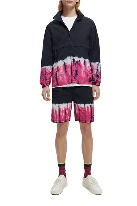 WORKOUT - TIE-DYED HOODED ZIP-THRU JACKET MULTICOLOUR TIE DY 3