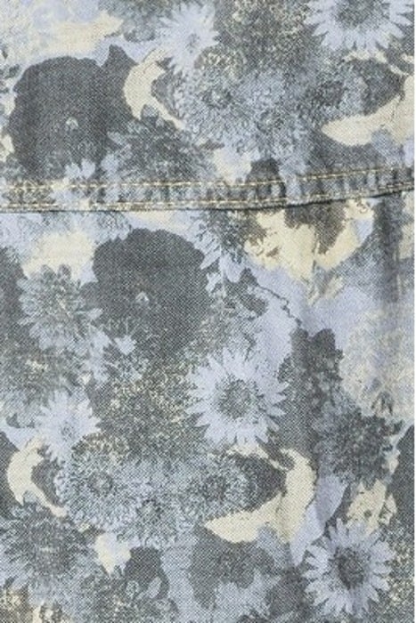 PRINT DENIM SHIRT BRUNNERA BLUE 5