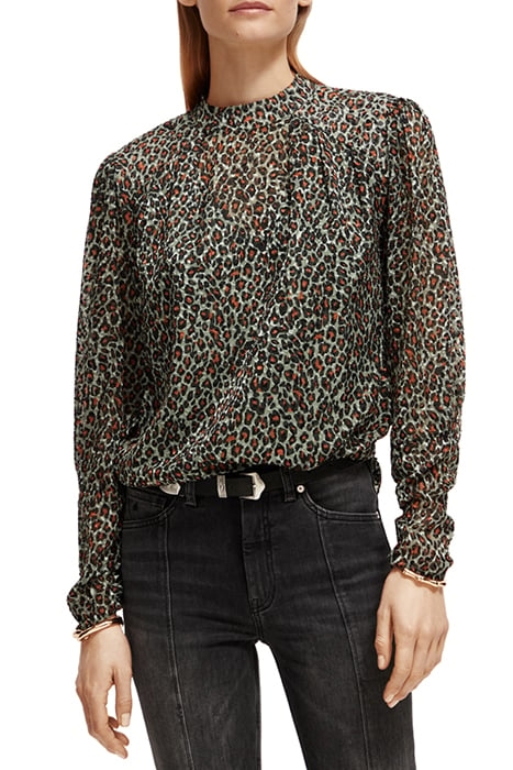 MOCK NECK TOP WITH OPEN BACK DETAIL CREATURES OF THE NIGHT F 1