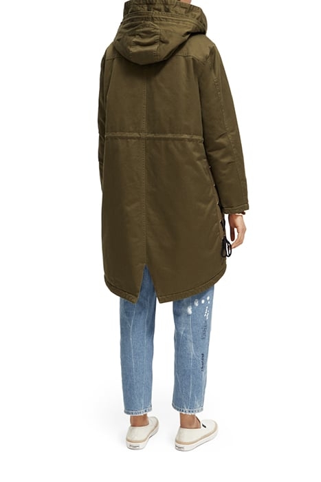 PARKA WITH DETACHABLE INNER GILET MILITARY 3