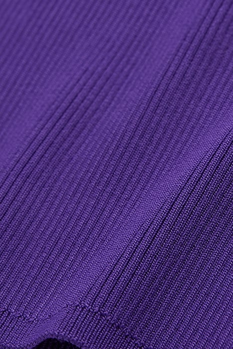 PULL COL ROND MANCHE LONGUE EN VISCOSE PURPLE 2