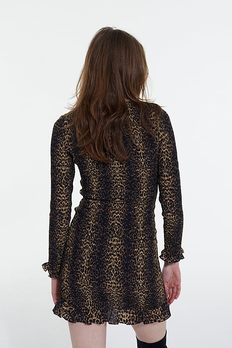 ROBE SMOCK STRIPY LEO LEOPARD 2