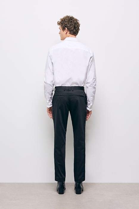 PANTALON COSTUME FORMELLE UNI NOIR BLACK 2