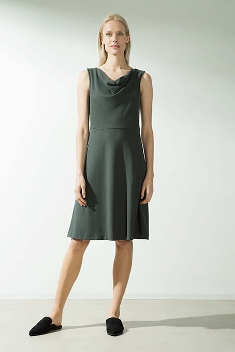 COMPACT CREPE JER BIAS JURK DEEP TEAL 1