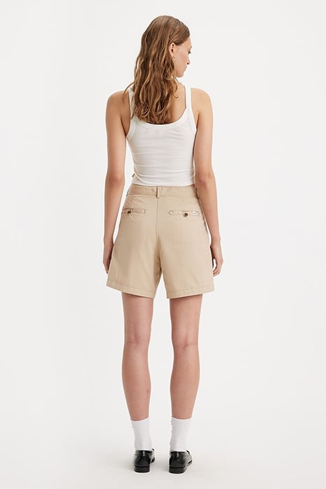 PLEATED SHORT BEIGE 2