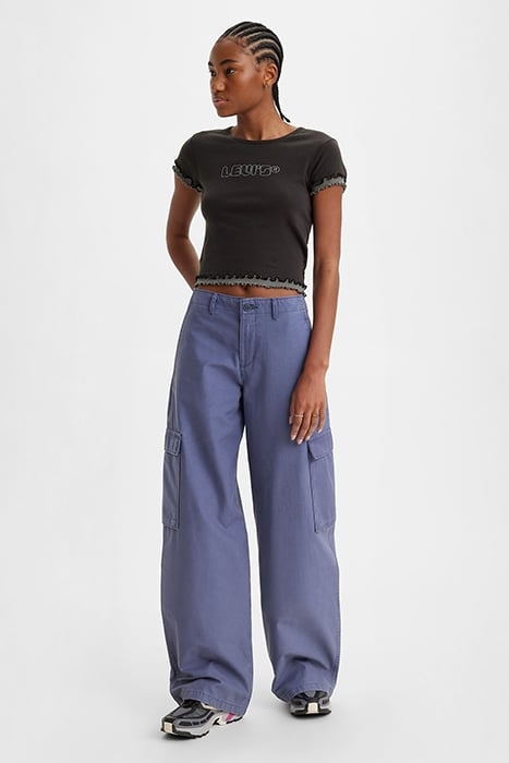 BAGGY CARGO PANT BLUE 1