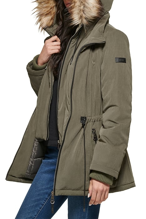 ZIPFRT W/BIB ANORAK OLIVE 4