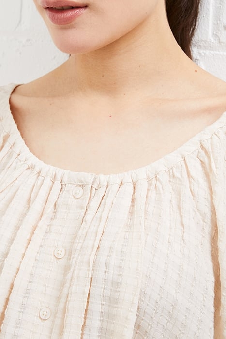 BIRCH SEERSUCKER SCOOP NCK TOP WHITE 4