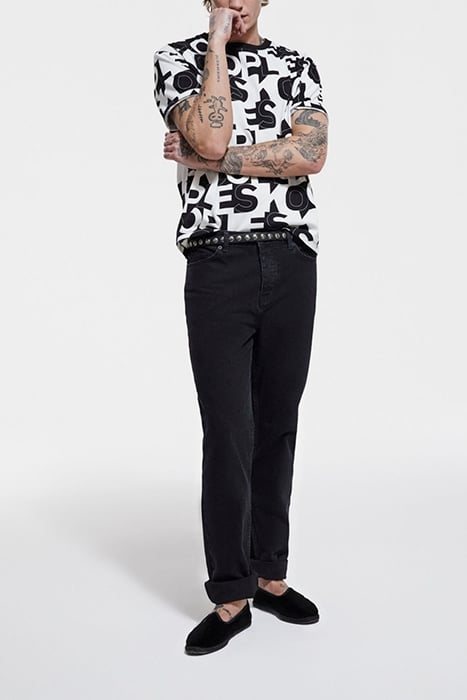 T SHIRT MONOGRAMME BLACK / WHITE 1