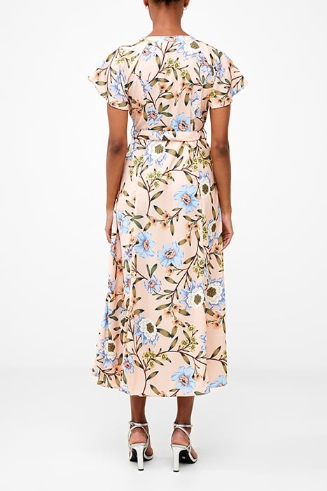 FLORAL BUTTON-THROUGH BELTED MIDI DRESS 2