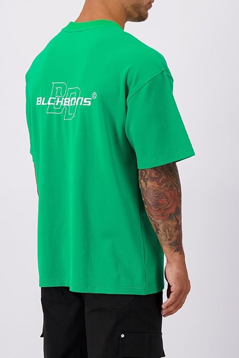 INITIALS TEE GREEN 5