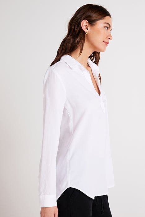 LONG SLEEVE PULLOVER TUNIC WHITE 3