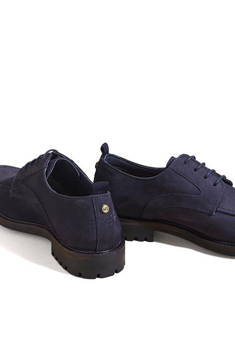 DERBY SUEDE LACE UP SHOE DARK NAVY 4