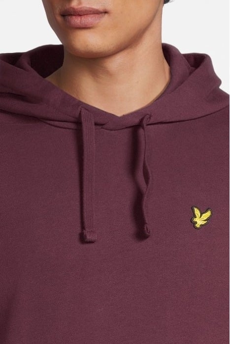 FOOTBALL WORLD GRAPHIC LS PULLOVER HOODIE BURGUNDY 4