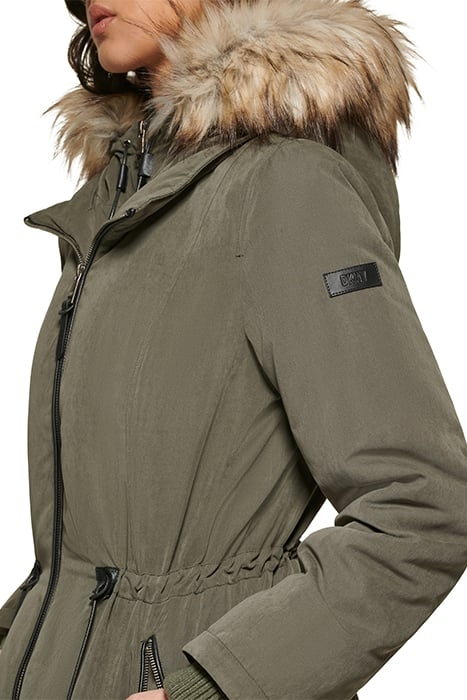 ZIPFRT W/BIB ANORAK OLIVE 6