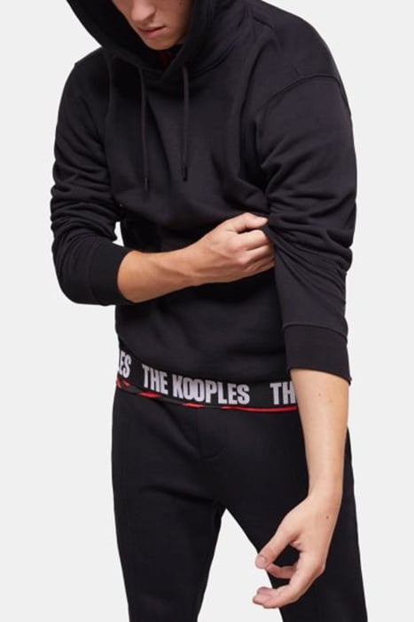 SWEAT CAPUCHE BANDE LOGO BLACK 4