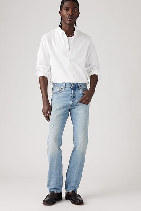 501 STRAIGHT JEANS BLUE 2