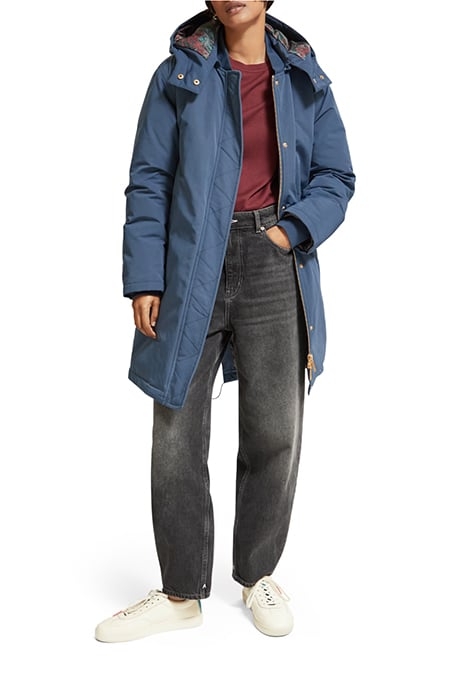 WATER REPELLENT MID LENGTH PARKA WITH REPREVE® FILLING DUSTY 3