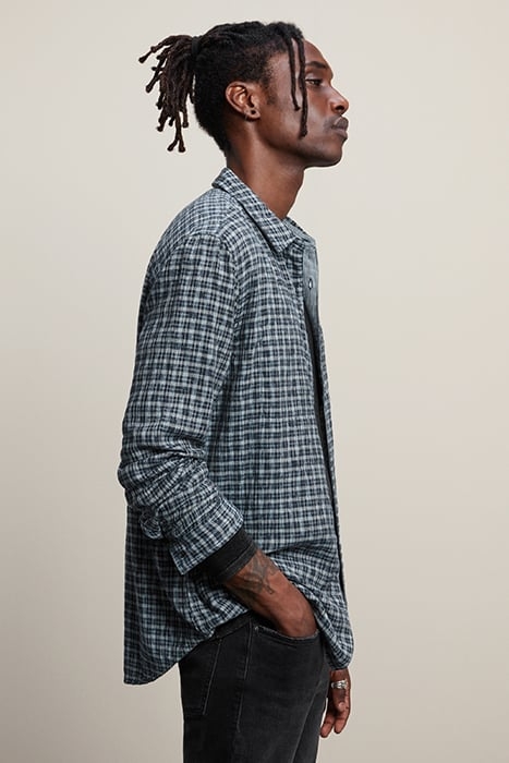 NEIL REGULAR FIT LS REVERSIBLE SPORT SHI NAVY 2