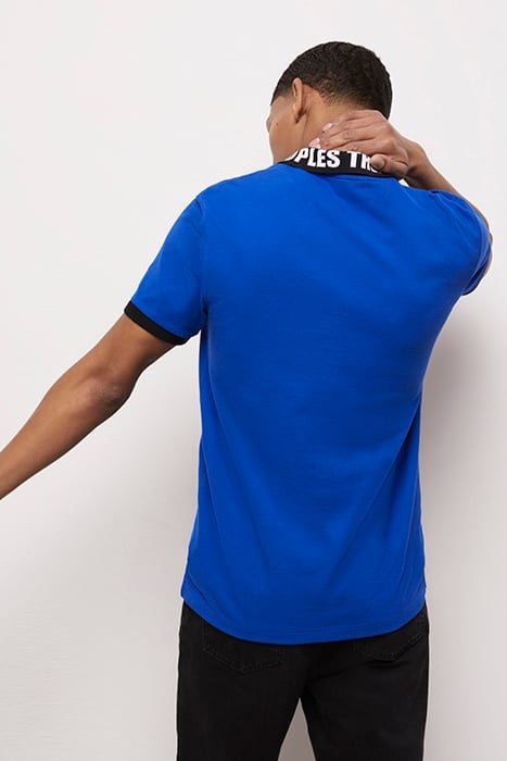 POLO MC RIB LOGO BLUE ELECTRIC 4