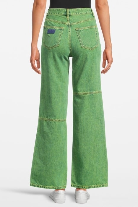 OVERDYED BLEACH DENIM MAGNY LIME PUNCH 2