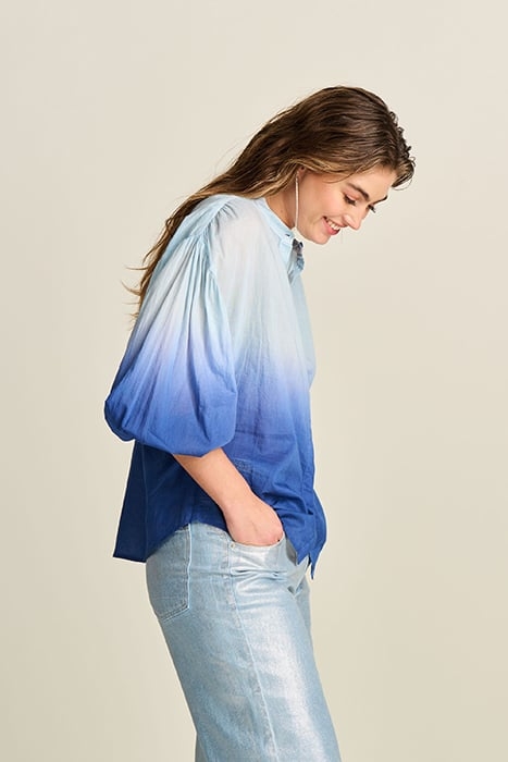 BLOUSE - FADED INK BLUE BLUE 4
