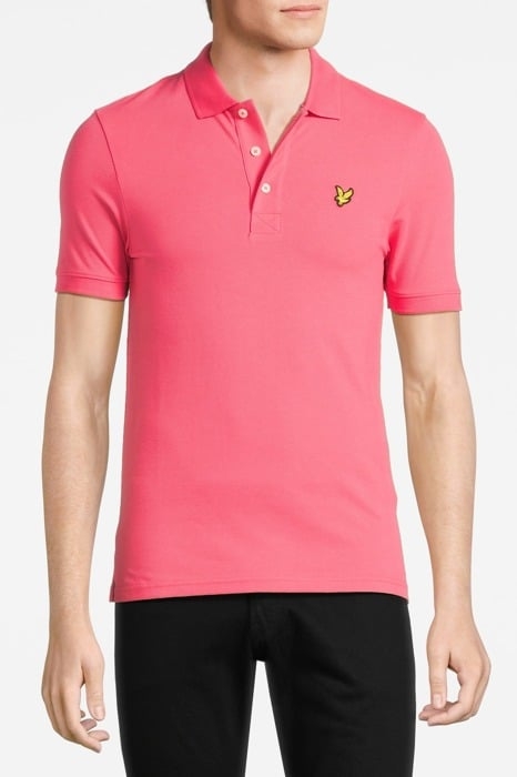 PLAIN POLO SHIRT ELECTRIC PINK 1