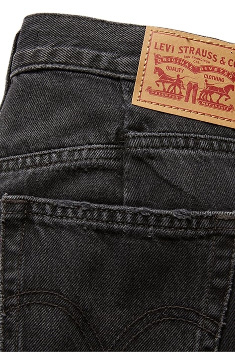 HIGH WAISTED JEANS IN WASHED BLACK 5