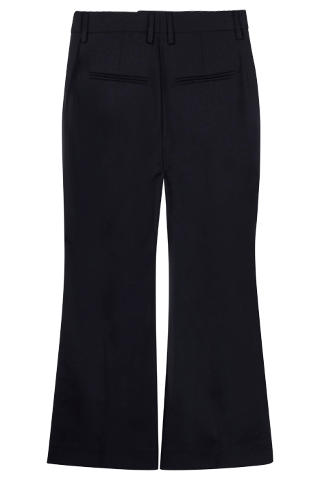 CROPPED KICK FLARE TROUSERS BLACK 2