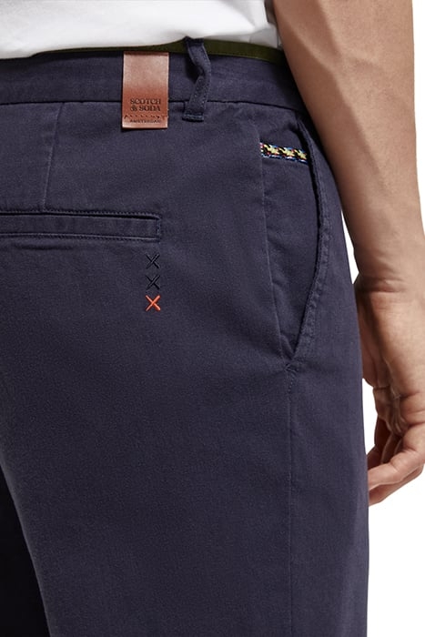 DRIFT WASHED HEAVY TWILL COTTON-BLEND CHINO DENIM BLUE 7