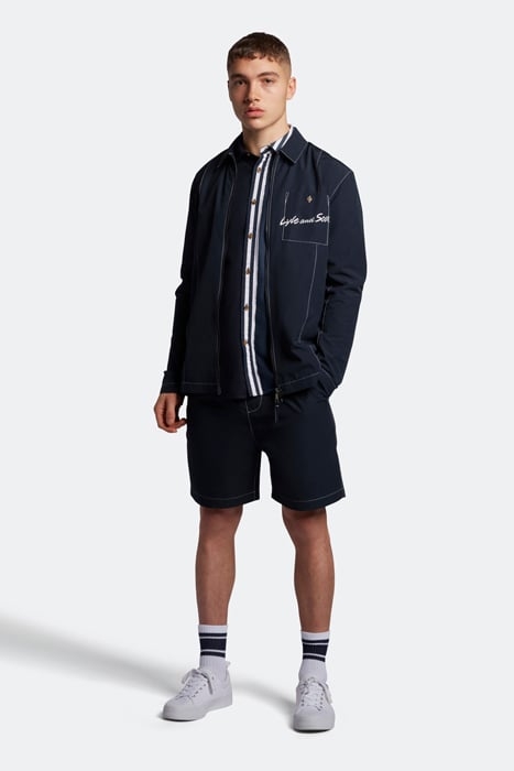 PANELLED OVERSHIRT DARK NAVY 3