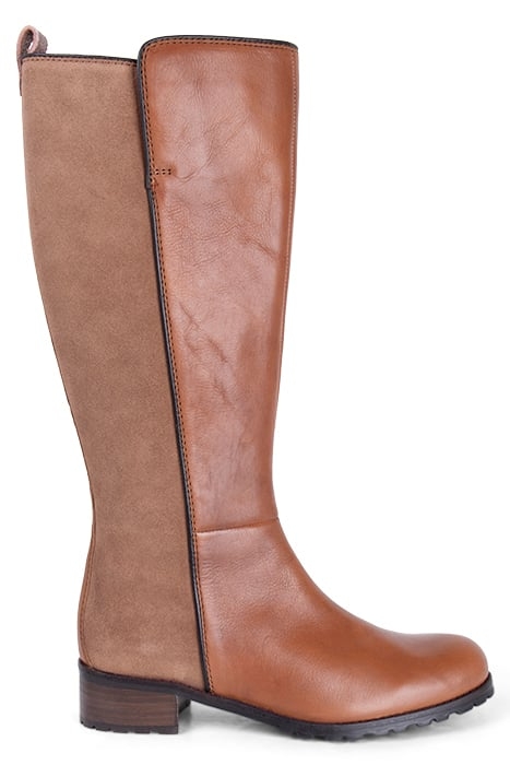SARAH HIGH LEG BOOT MID TAN 1
