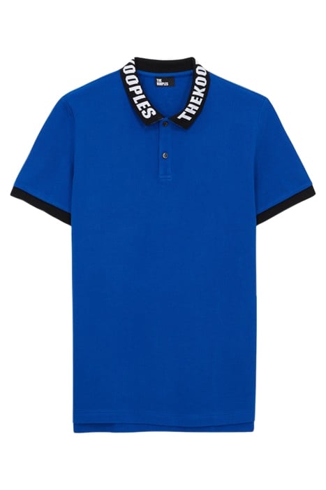 POLO MC RIB LOGO BLUE ELECTRIC 3
